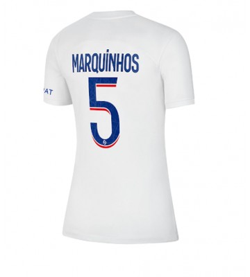 Paris Saint-Germain Marquinhos #5 Tredjedrakt Kvinner 2022-23 Kortermet